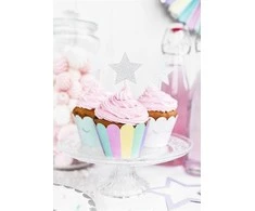 Party Deco Topper Stars, 11,5 cm, 6 vnt. universalus