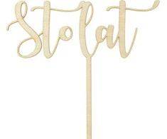 PartyDeco Party Deco Topper 100 Metų tortas - 14 cm universalus (42410- uniw) - 42410- uniw