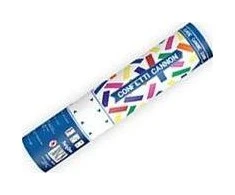 Party Deco Konfeti patranka įvairių spalvų 20cm 1 vnt