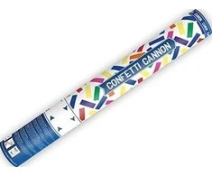 Party Deco Konfeti patranka įvairių spalvų 40cm 1 vnt