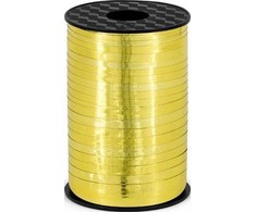 Party Deco Juostelė balionams auksinė 5mm/225m blizganti