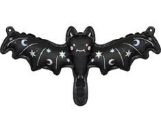 PartyDeco Folinis balionas "Šikšnosparnis" 40.5&amp;13cm