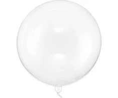 PartyDeco Balon Kula 40cm transparentny 74009
