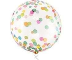 PartyDeco Balionas Dots Party deko Ø40cm spalvotas