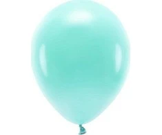 PartyDeco Eco balionai 10 vnt 30cm melsvai žali