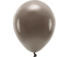 PartyDeco Eco balionai 10 vnt 30cm tamsiai rudi