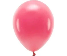PartyDeco Eco balionai 10 vnt 30cm raudoni
