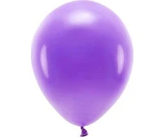 PartyDeco Eco balionai 10 vnt 30cm tamsiai violetiniai