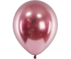 PartyDeco Balony Glossy 30cm rožinė złoto 10vnt/op 97855