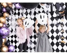 PartyDeco Premium balionai "Booooo" (3vnt)