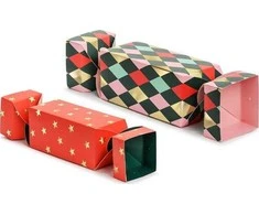 PartyDeco Dovanų dėžutės "Saldainis" 2 vnt 7*37cm ir 9*47cm