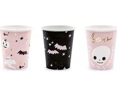 PartyDeco Vienkartiniai puodeliai "Boo" 220ml 6 vnt