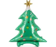 Party Deco Folinis balionas "Kalėdinė eglutė" 78&amp;94cm