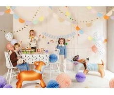 PartyDeco Stojšcy balon fol.Buldog 75x57cm mix 65062