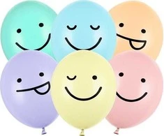 Party Deco Balionai "Faces" (6vnt)
