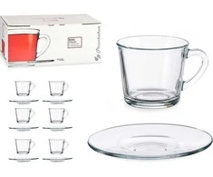 Komplet kawowy 12 - elementowy Basic 190 ml PASABAHCE
