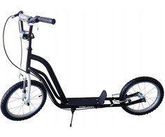 Paspirtukas Kubisport Dla Dzieci dziecięca dwukołowa miejska juoda 90 kg (Kub_05-CSK25K-CRN)