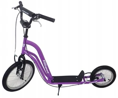 Paspirtukas Kubisport Dla dzieci dziecięca dwukołowa miejska violetinė 90 kg (Kub_05-CSK23K-F)