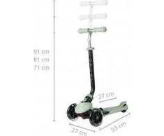 MILLY MALLY 5691 Qplay Sema Pro 3in1 Motoroleris žalias