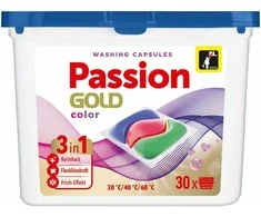 PASSION GOLD 3in1 skalbimo kapsulės Spalva 1 pakuotė - 30 vnt.
