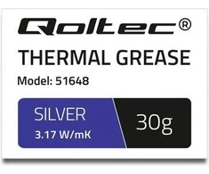 Qoltec Termui laidi pasta 3,17 W/m-K | 30g | sidabras