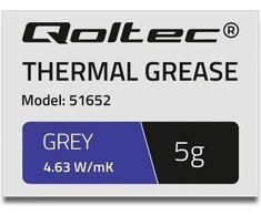 Qoltec Termui laidi pasta 4,63 W/m-K | 5g | Pilka