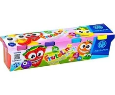 Kvapnus plastilinas Frutalina Astra 100g/4 spalvos pastelinių spalvų