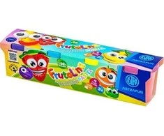 Kvapnus plastilinas Frutalina Astra 100g/4 spalvos pastelinių spalvų
