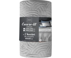 Douceur d`Interieur Velvetinis patalynės komplektas SOLANGE, užklotas + 2 pagalvių užvalkalai