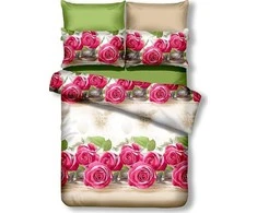 DecoKing Patalynės komplektas smaragdinės spalvos ANASTASIA 155x220 + 80x80