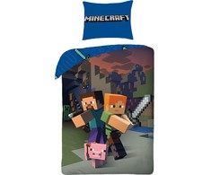 Halantex LEGO Minecraft patalynės komplektas 140x200cm