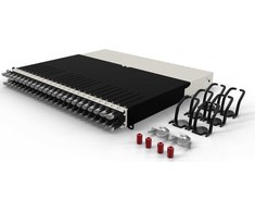 PATCHBOX Kabelis sieciowy Cat.6a STP 0,8 m Juodas (8RU / STP / Juodas)