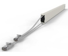 PATCHBOX CONE46STPSL tinklo kabelis Pilka 2.5 m Cat6a U/FTP (STP)