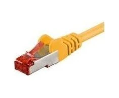 Goobay Jungiamasis kabelis CAT6 0.5m geltonas SFTP - (814829)