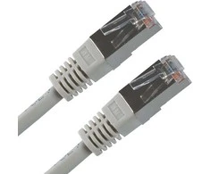LAN FTP patchcord, Cat.5e, RJ45 M - RJ45 M, 50 m, apsaugotas, rutulinis, ekonomiškas