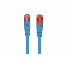PATCHCORD KAT.6 S/FTP LSZH CU 15M Mėlynas FLUKE PASSED LANBERG