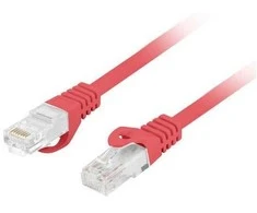 Komutacinis laidas KAT.6 UTP LSZH CU 20M Raudonas FLUKE PASSED LANBERG