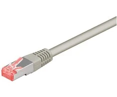Patchcord LAN S/FTP pataisos laidas, Cat.6, RJ45 M - RJ45 M, 0,5 m, apsaugotas, LSOH, krūva, ekonomiškas