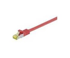 Goobay Patchcord, S/FTP, Cat7, 0,25 m, raudona