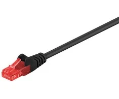 Goobay Kabelis LAN Patchcord CAT 6 U/UTP JUODA 3m