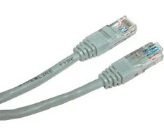 LAN UTP patchcord kabelis, Cat.5e, RJ45 M - RJ45 M, 2 m, neekranuotas, rutulinis, ekonomiškas