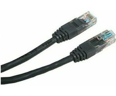 Pechcord UTP, Cat.5E, neekranuotas, 3m, juodas