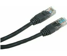 Pechcord UTP, Cat.5E, neekranuotas, 3m, juodas