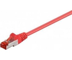 „Goobay“ jungiamasis kabelis CAT6 RJ45 S/FTP 0,25m, raudonas