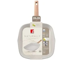 Marmurinė keptuvė 28 cm BERGNER BG-30639 Natūraliai