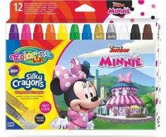 Colorino Šilkinės išsukamos kreidelės MINNIE 90713PTR, 12 spalvų