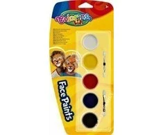 COLORINO CREATIVE veido dažai 5 spalvos, 15950PTR
