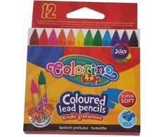 Spalvoti pieštukai Colorino Kids (12 spalvų)