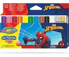 Patio Aliejinės kreidelės Spider-Man, 12spalvų