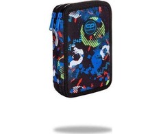 Cool Pack Forminis dviejų skyrių penalas su priedais CoolPack Football mėlynas